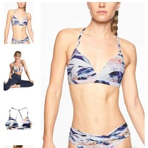 Athleta Vivid Prism Bikini top and bottom